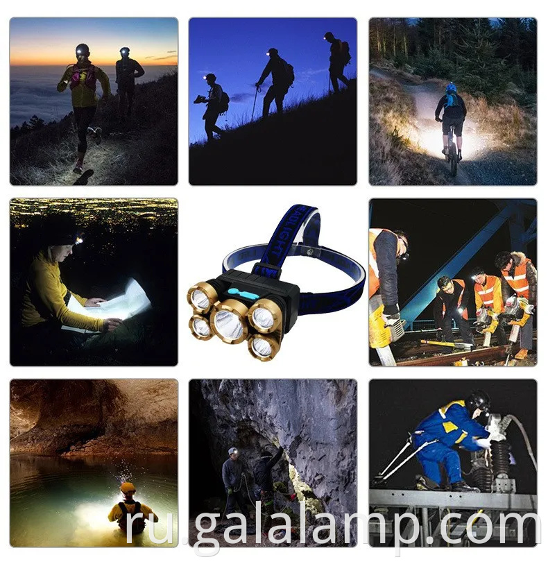 Многоцелевая USB-заряжаемая фара для кемпинга и рыбалки